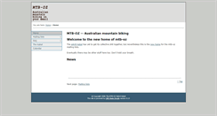 Desktop Screenshot of mtb-oz.com